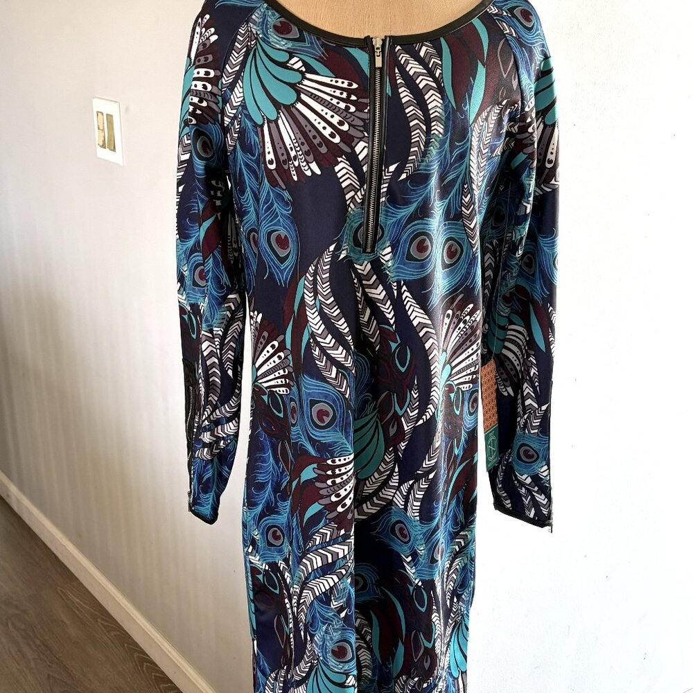 Tracy Negoshian Peacock Dress Size XS Penelope Dress NWT